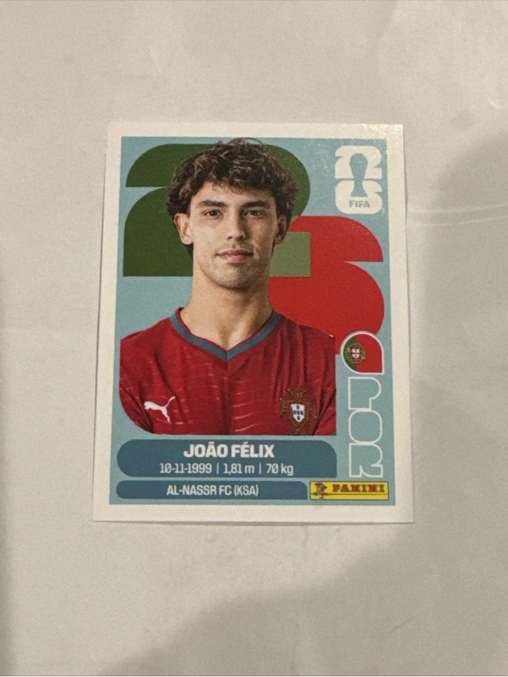 Panini FIFA 2026 World Cup Joao Felix Sticker